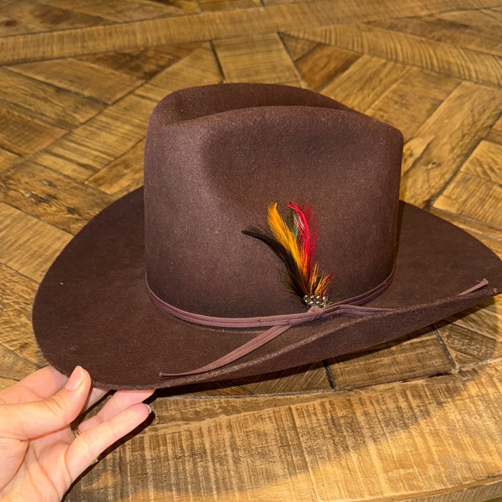 Silver Spur Wool & Fur Cowboy Hat Size 7